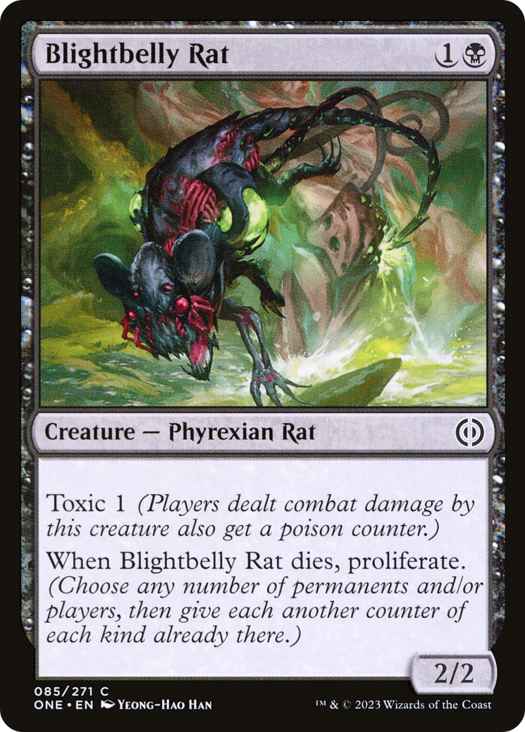 Blightbelly Rat (ONE-085) [Phyrexia: All Will Be One] MTG Single Wizards of the Coast