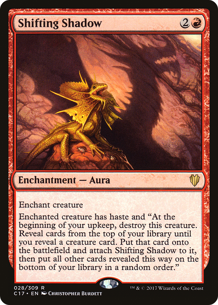 Shifting Shadow (C17-028) [Commander 2017] MTG Single Wizards of the Coast