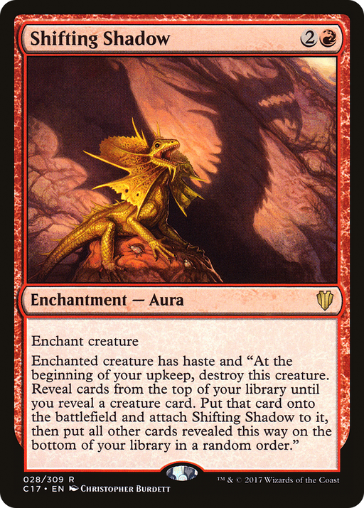 Shifting Shadow (C17-028) [Commander 2017] MTG Single Wizards of the Coast