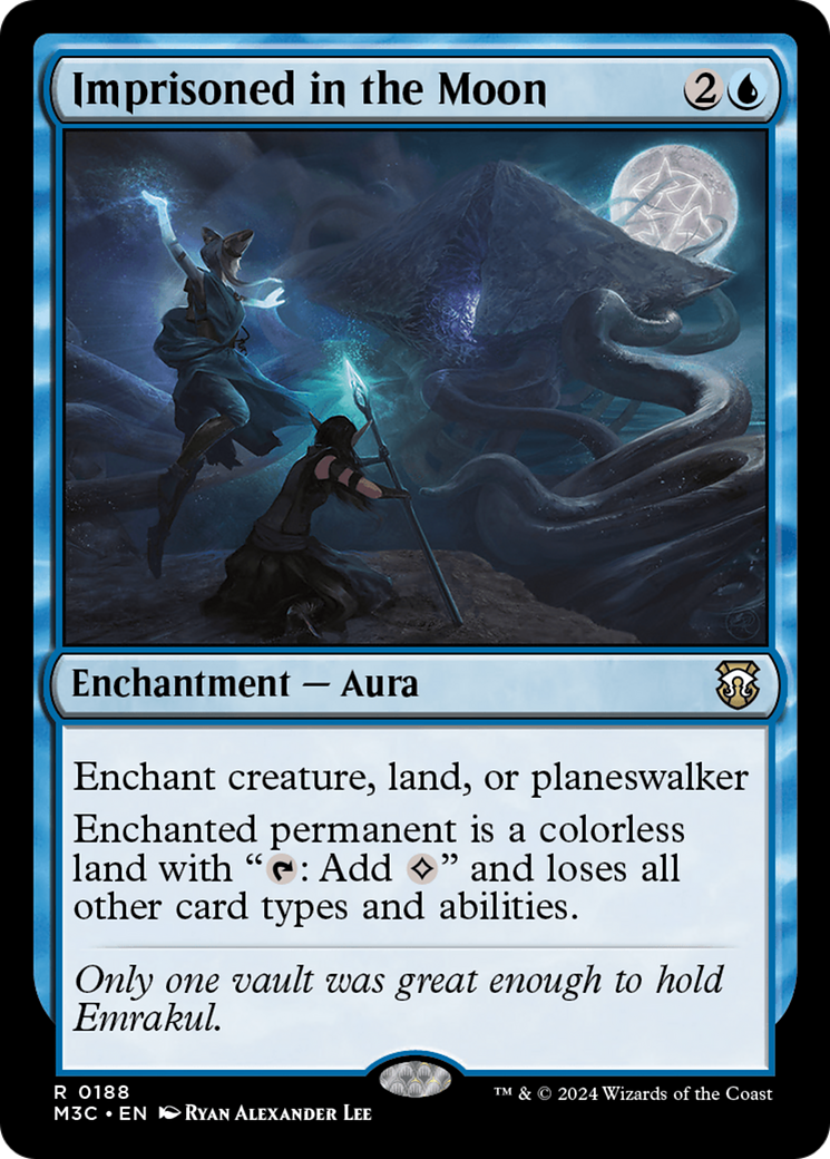 Imprisoned in the Moon (M3C-188) [Modern Horizons 3 Commander] MTG Single Wizards of the Coast