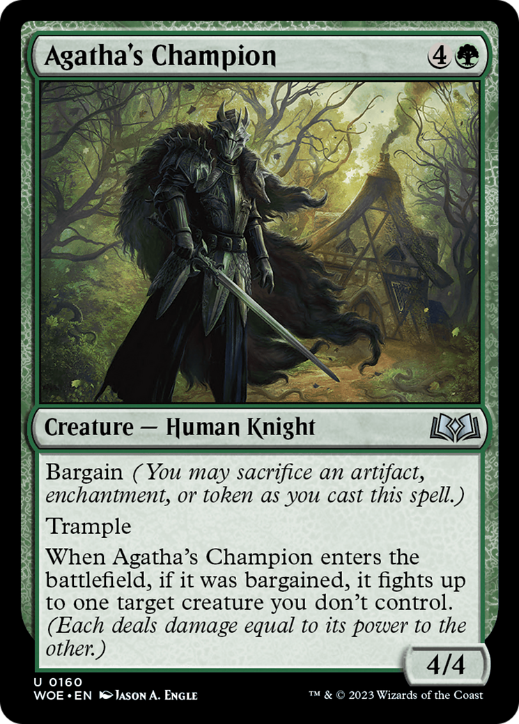 Agatha's Champion (WOE-160) [Wilds of Eldraine] MTG Single Wizards of the Coast