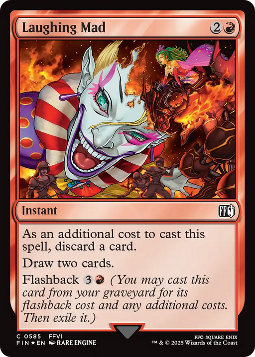 Laughing Mad (Surge Foil) (FIN-585) [FINAL FANTASY] Foil MTG Single Wizards of the Coast