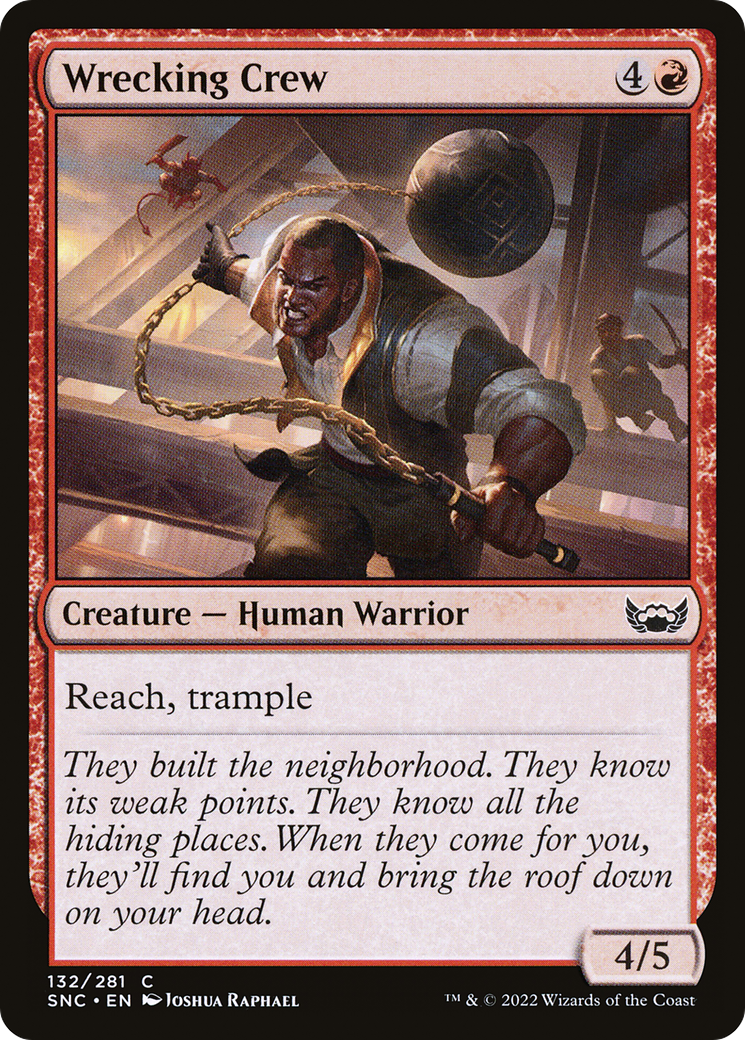 Wrecking Crew (SNC-132) [Streets of New Capenna] MTG Single Wizards of the Coast