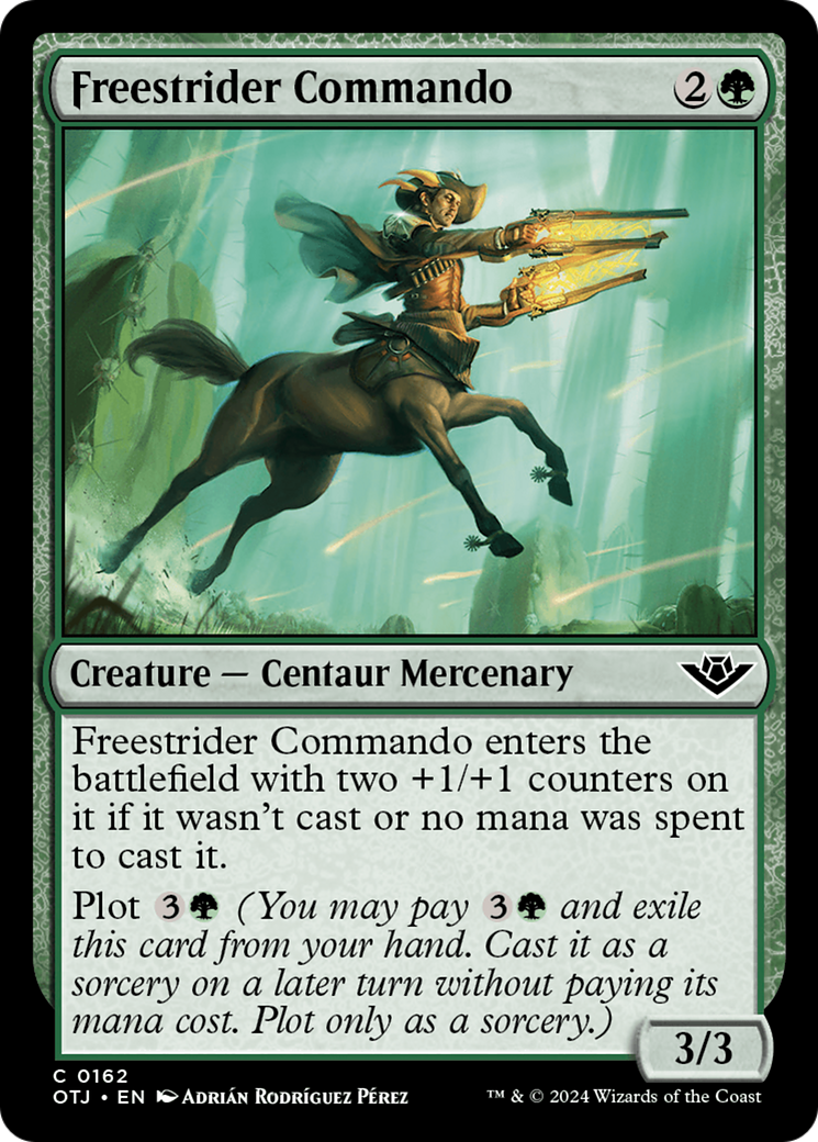 Freestrider Commando (OTJ-162) [Outlaws of Thunder Junction] Foil MTG Single Wizards of the Coast
