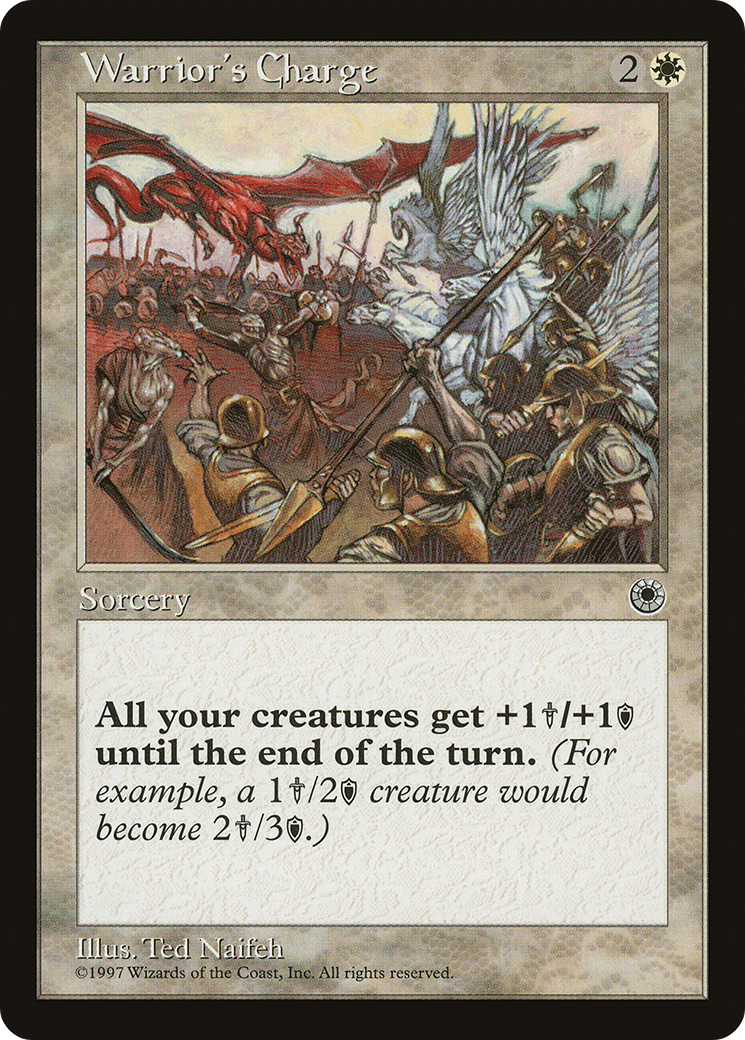 Warrior's Charge (POR-) [Misc] Portal MTG Single Wizards of the Coast