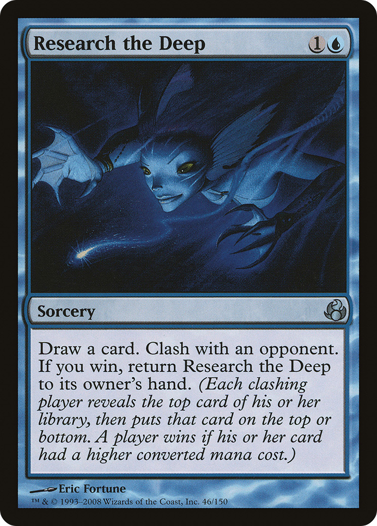Research the Deep (MOR-046) [Morningtide] Foil MTG Single Wizards of the Coast