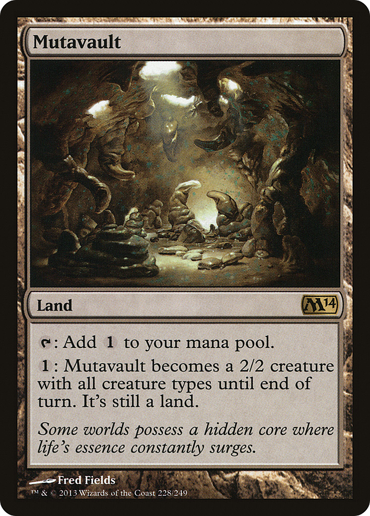 Mutavault (M14-228) [Magic 2014] MTG Single Wizards of the Coast