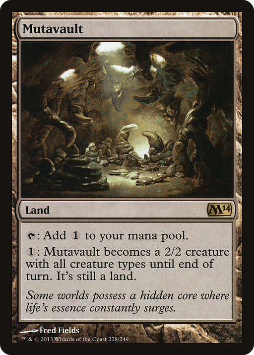 Mutavault (M14-228) [Magic 2014] Foil MTG Single Wizards of the Coast