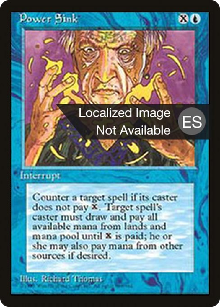 Power Sink (4BB-093) [Fourth Edition Foreign Black Border] MTG Single Wizards of the Coast