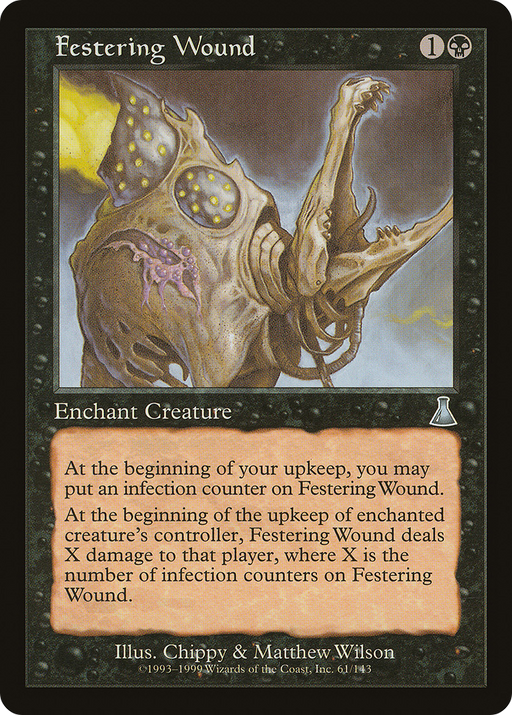 Festering Wound (UDS-061) [Urza's Destiny] Foil MTG Single Wizards of the Coast