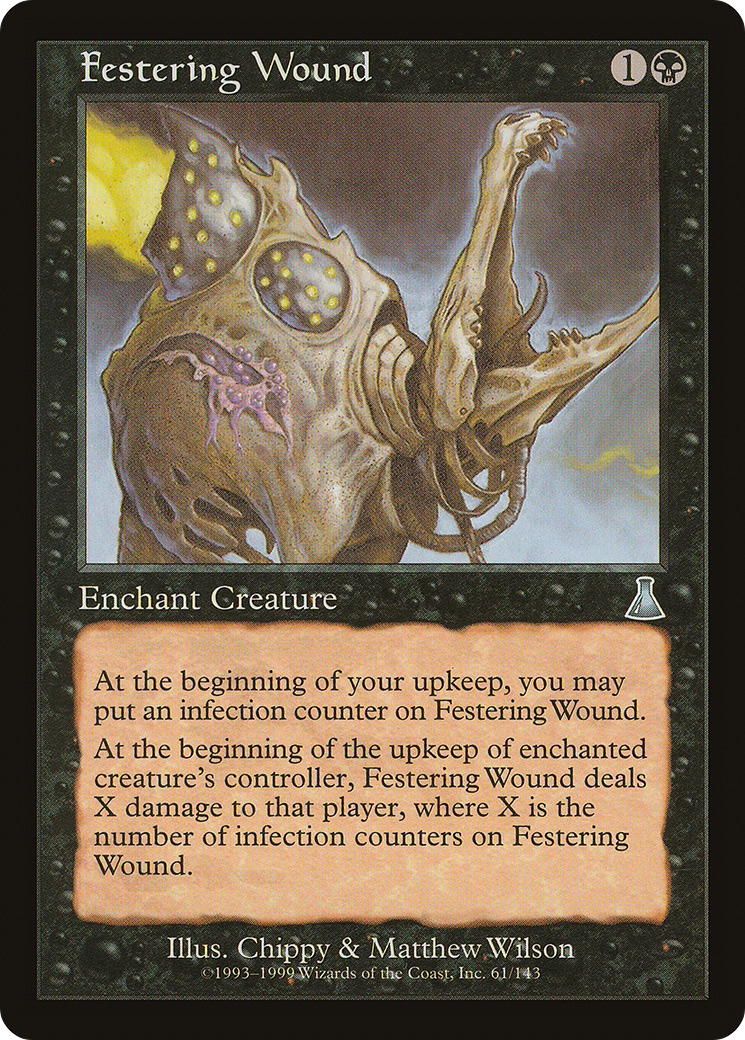 Festering Wound (UDS-061) [Urza's Destiny] MTG Single Wizards of the Coast