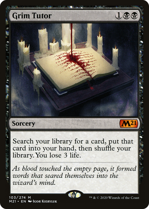 Grim Tutor (M21-103) [Core Set 2021] MTG Single Wizards of the Coast