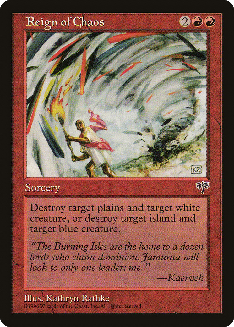 Reign of Chaos (MIR-190) [Mirage] MTG Single Wizards of the Coast