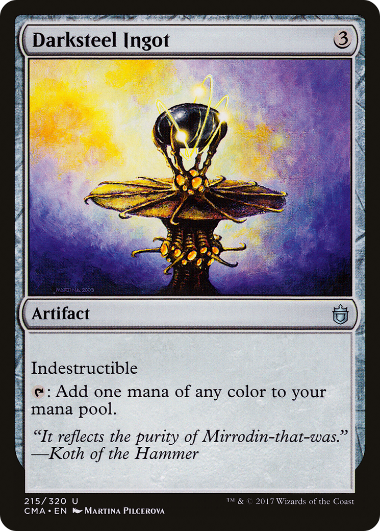 Darksteel Ingot (CMA-215) [Commander Anthology] MTG Single Wizards of the Coast