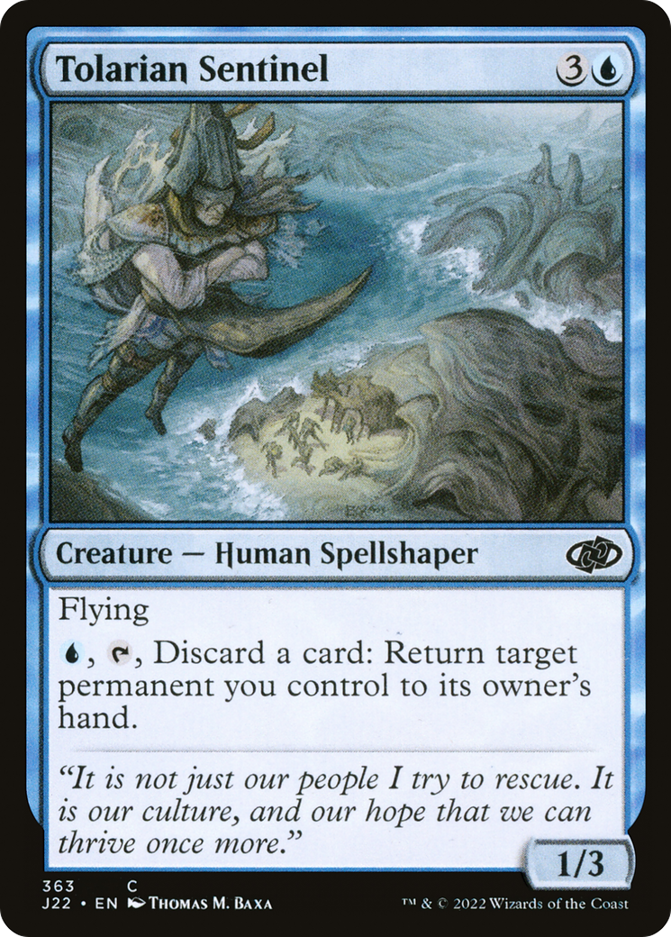 Tolarian Sentinel (J22-363) [Jumpstart 2022] MTG Single Wizards of the Coast