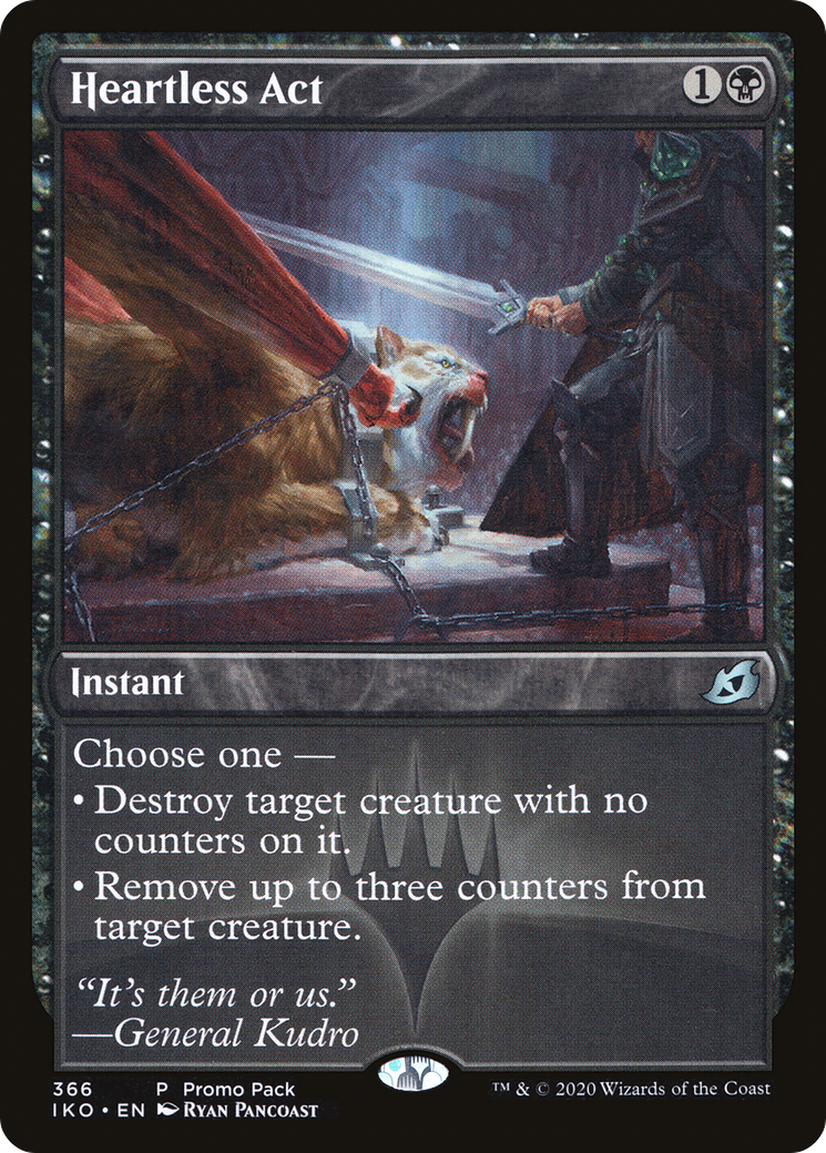 Heartless Act (PPIKO-366) [Ikoria: Lair of Behemoths] MTG Single Wizards of the Coast