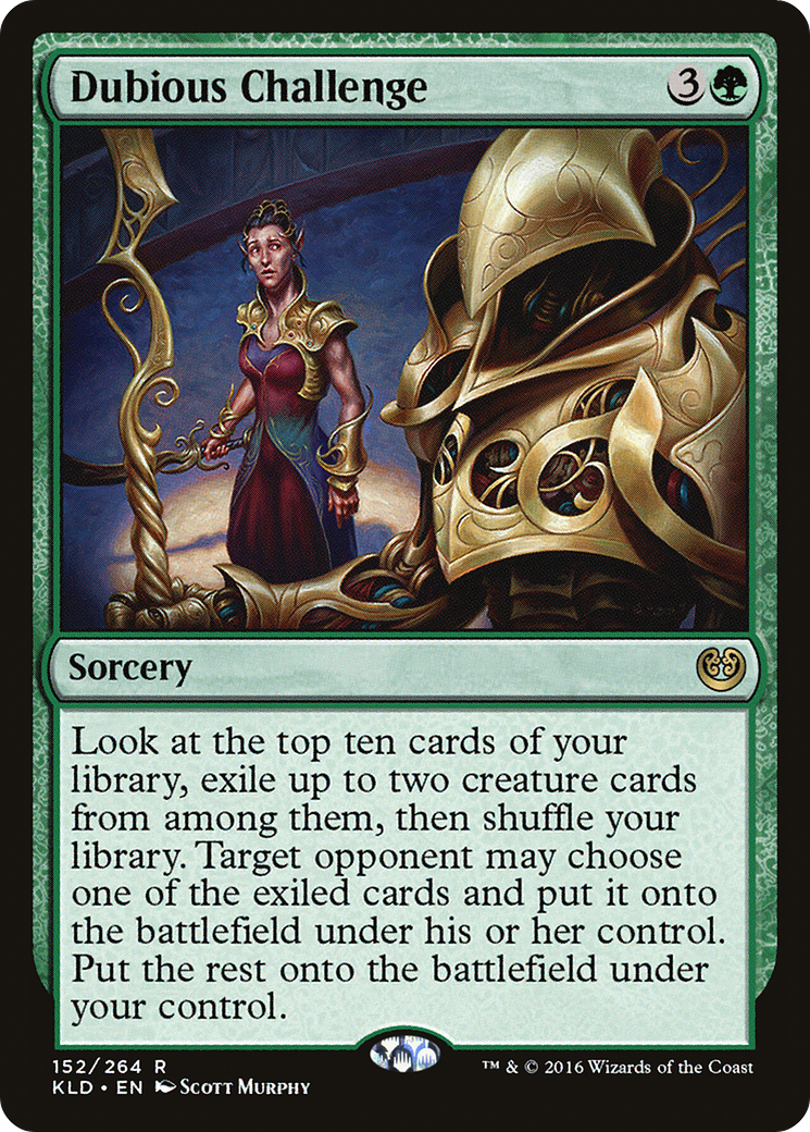 Dubious Challenge (KLD-152) [Kaladesh] MTG Single Wizards of the Coast
