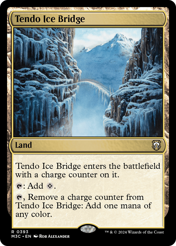 Tendo Ice Bridge (M3C-393) [Modern Horizons 3 Commander] MTG Single Wizards of the Coast