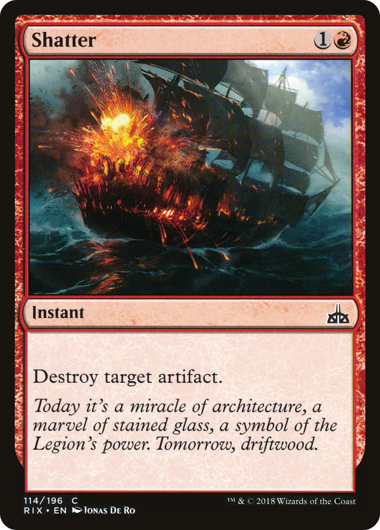 Shatter (RIX-114) [Rivals of Ixalan] MTG Single Wizards of the Coast