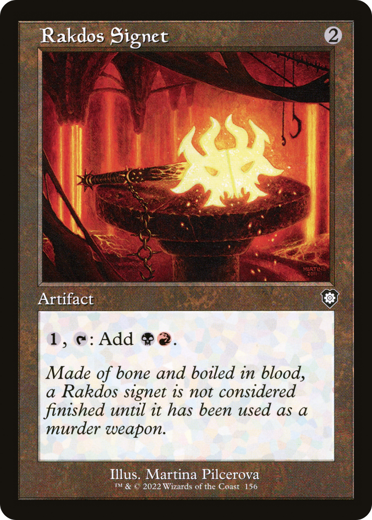 Rakdos Signet (BRC-156) [The Brothers' War Commander] MTG Single Wizards of the Coast