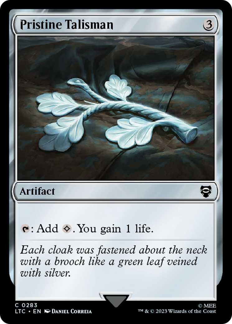 Pristine Talisman (LTC-283) [Tales of Middle-earth Commander] MTG Single Wizards of the Coast