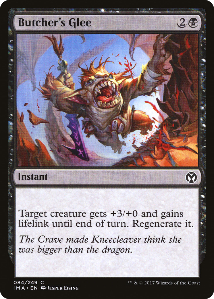 Butcher's Glee (IMA-084) [Iconic Masters] MTG Single Wizards of the Coast