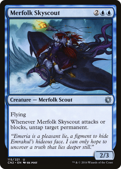Merfolk Skyscout (CN2-115) [Conspiracy: Take the Crown] MTG Single Wizards of the Coast