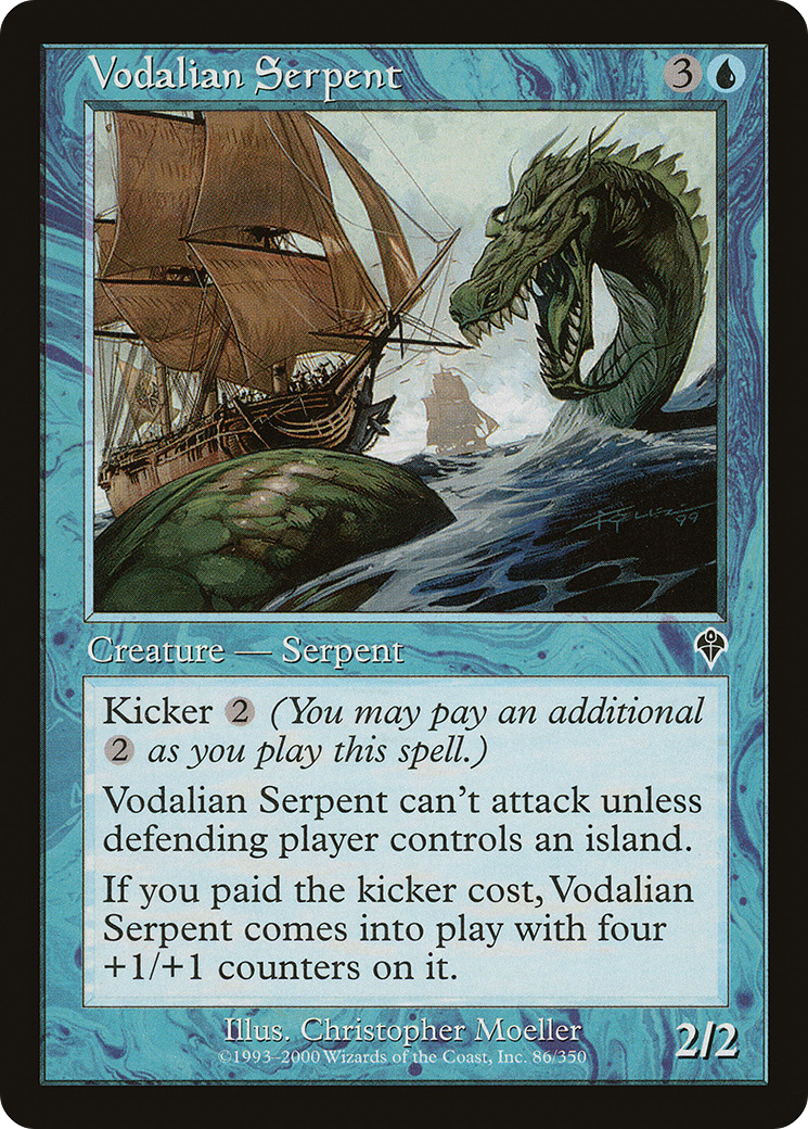 Vodalian Serpent (INV-086) [Invasion] MTG Single Wizards of the Coast
