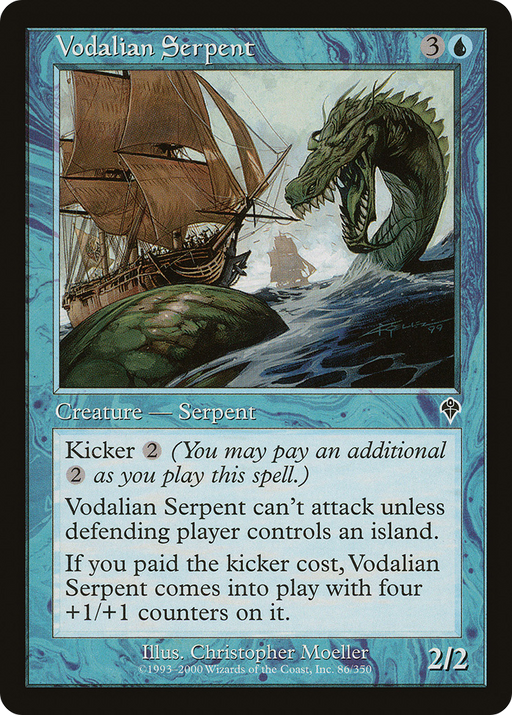 Vodalian Serpent (INV-086) [Invasion] MTG Single Wizards of the Coast