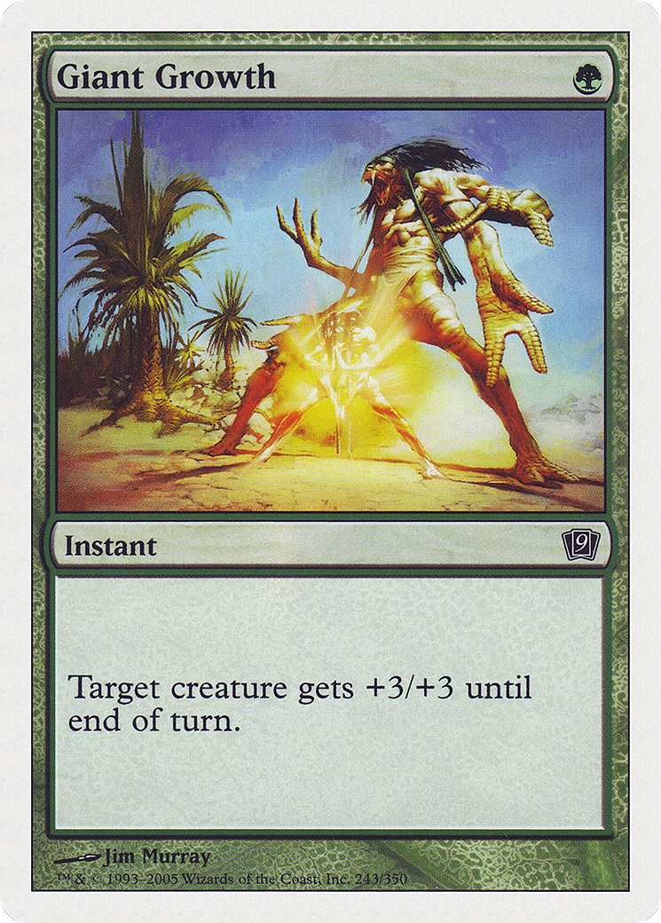 Giant Growth (9ED-243) [9th Edition] MTG Single Wizards of the Coast