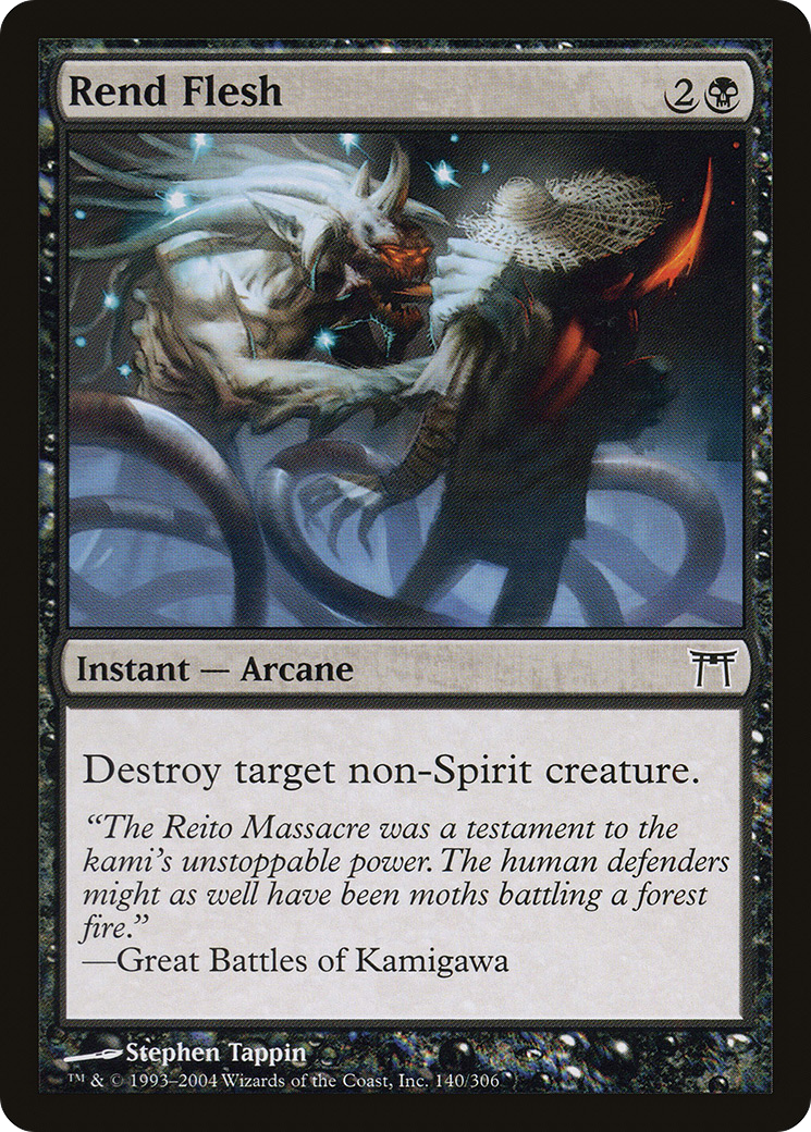 Rend Flesh (CHK-140) [Champions of Kamigawa] MTG Single Wizards of the Coast