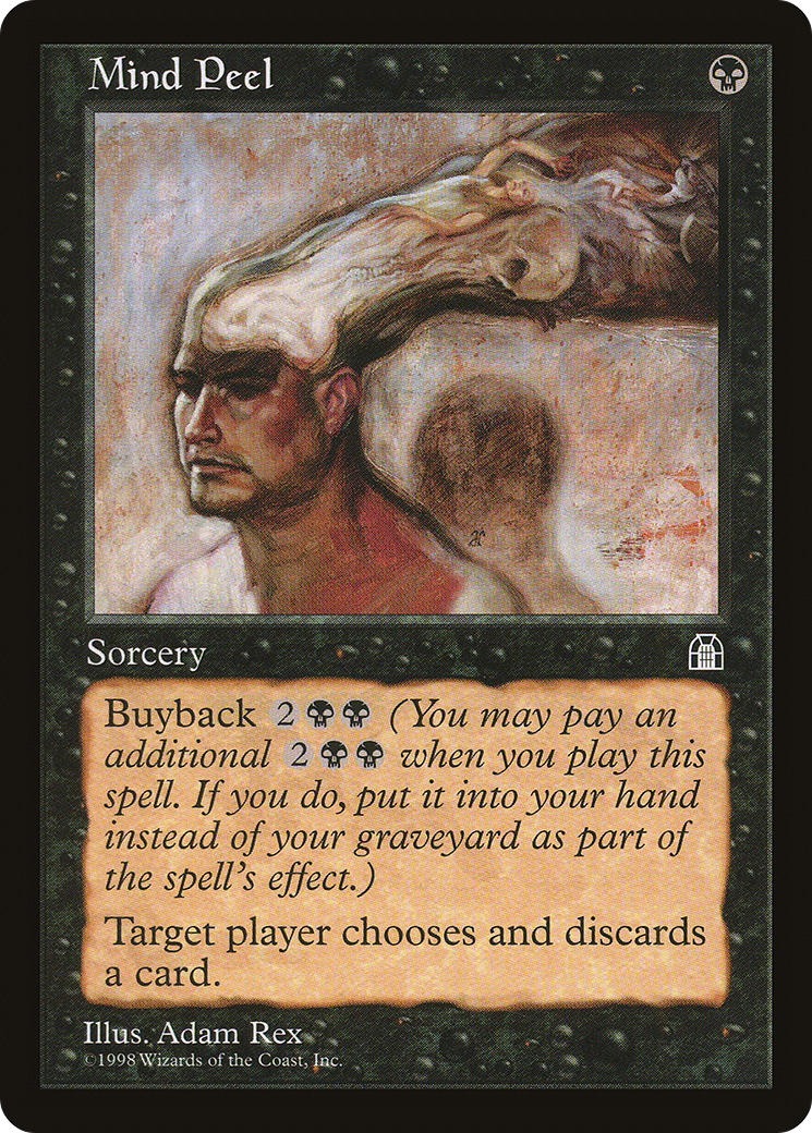 Mind Peel (STH-063) [Stronghold] MTG Single Wizards of the Coast
