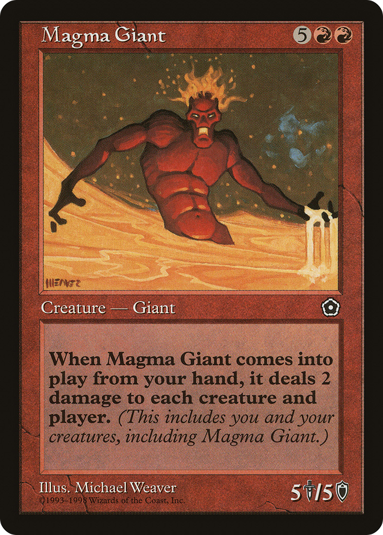 Magma Giant (P02-108) [Misc] Portal Second Age MTG Single Wizards of the Coast
