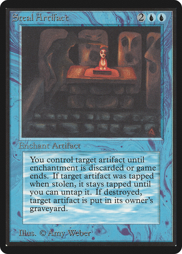 Steal Artifact (LEB-) [Oldschool] Limited Edition Beta MTG Single Wizards of the Coast