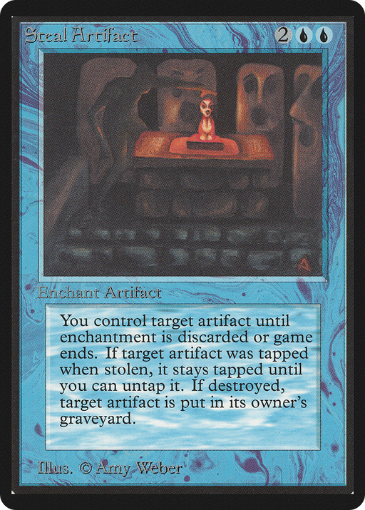 Steal Artifact (LEB-) [Oldschool] Limited Edition Beta MTG Single Wizards of the Coast