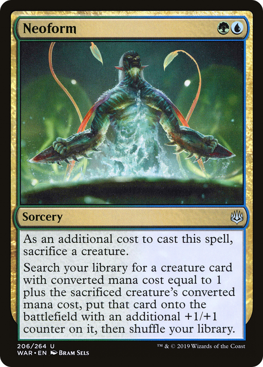 Neoform (WAR-206) [War of the Spark] Foil MTG Single Wizards of the Coast
