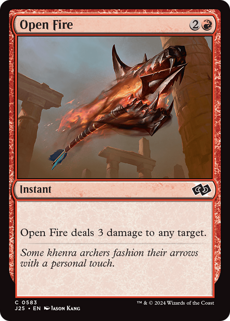 Open Fire (J25-583) [Foundations Jumpstart] MTG Single Wizards of the Coast