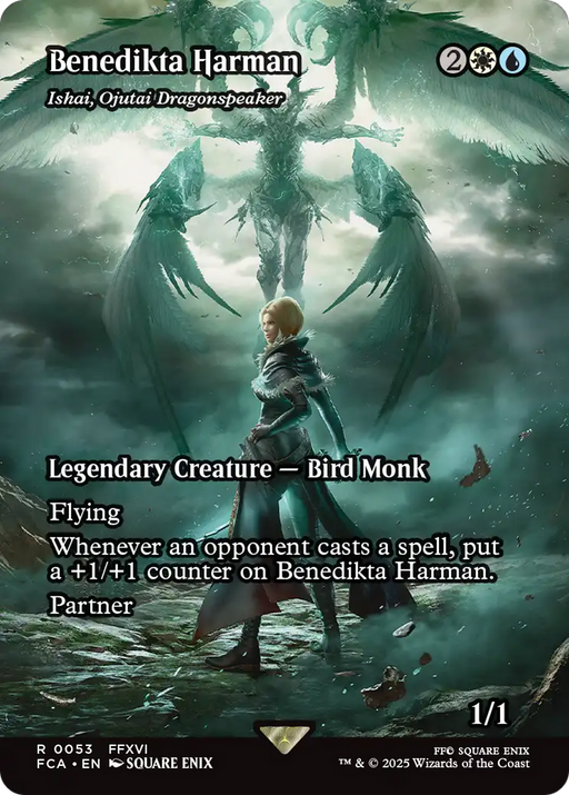 Benedikta Harman - Ishai, Ojutai Dragonspeaker (FCA-053) [FINAL FANTASY: Through the Ages] (Borderless) MTG Single Wizards of the Coast