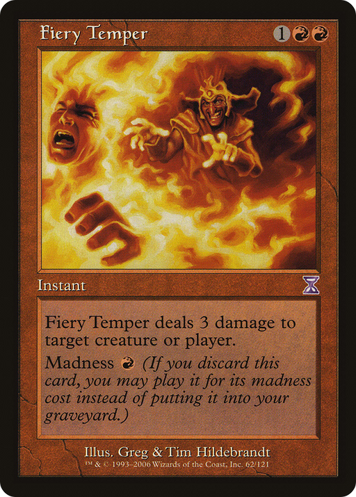 Fiery Temper (TSB-062) [Time Spiral Timeshifted] MTG Single Wizards of the Coast