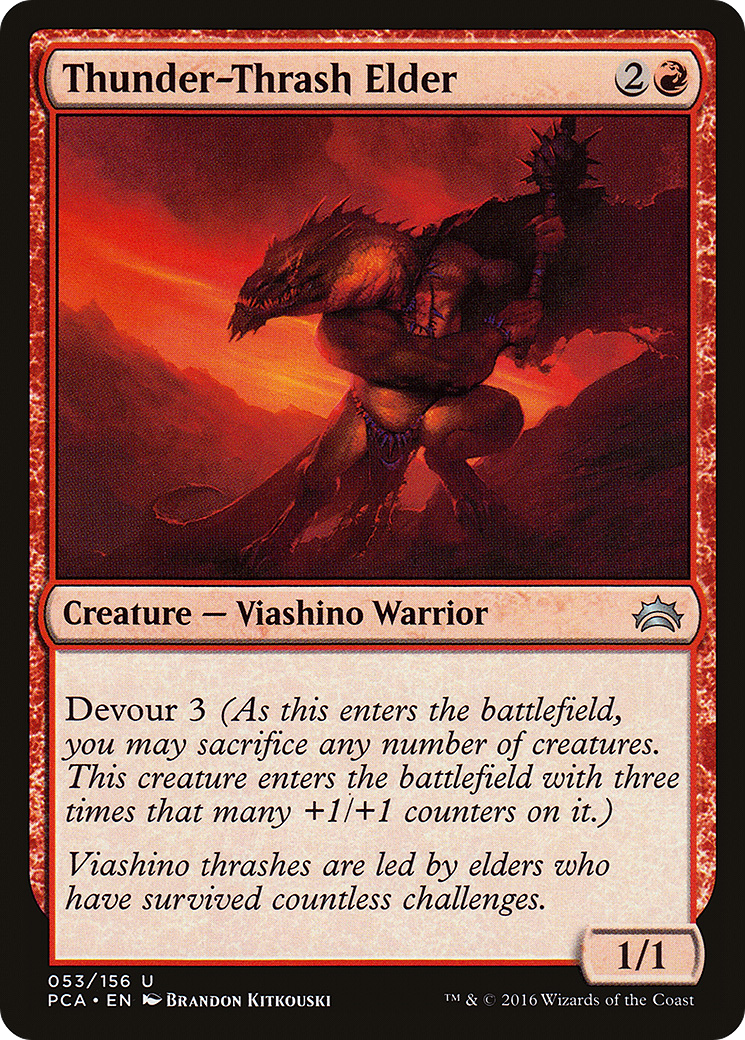 Thunder-Thrash Elder (PCA-053) [Misc] Planechase Anthology MTG Single Wizards of the Coast