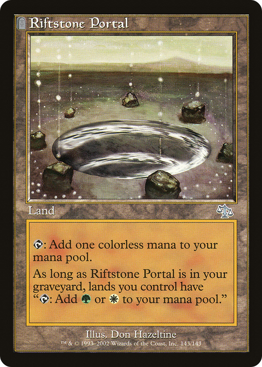 Riftstone Portal (JUD-143) [Judgment] Foil MTG Single Wizards of the Coast