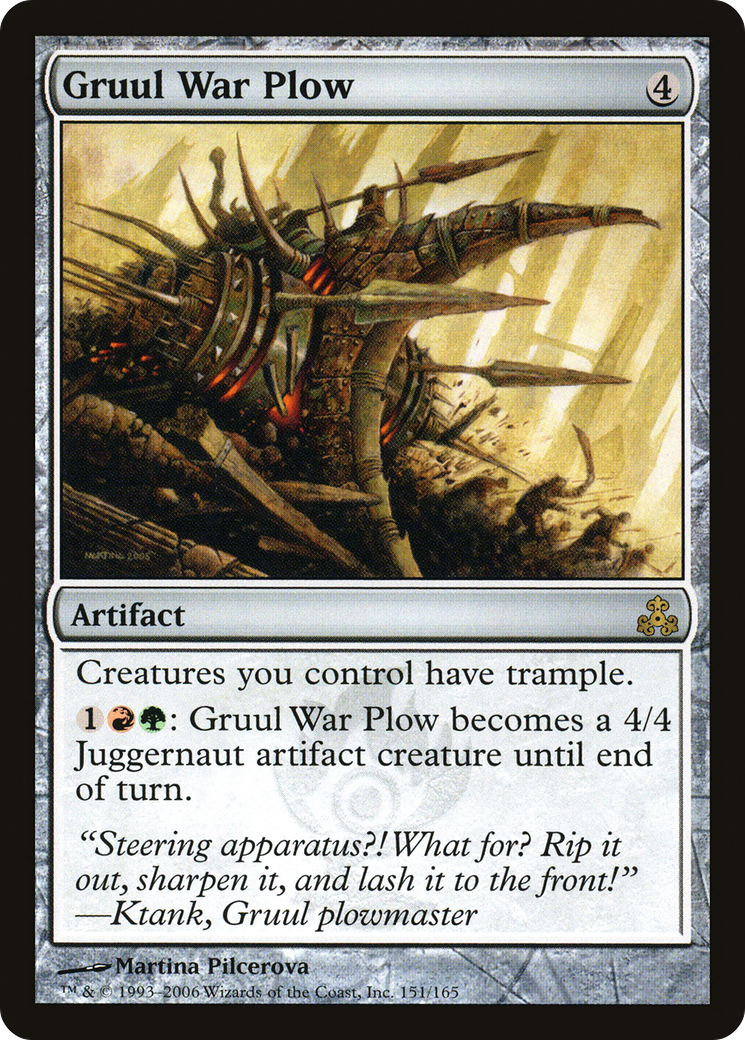 Gruul War Plow [Guildpact] MTG Single Magic: The Gathering