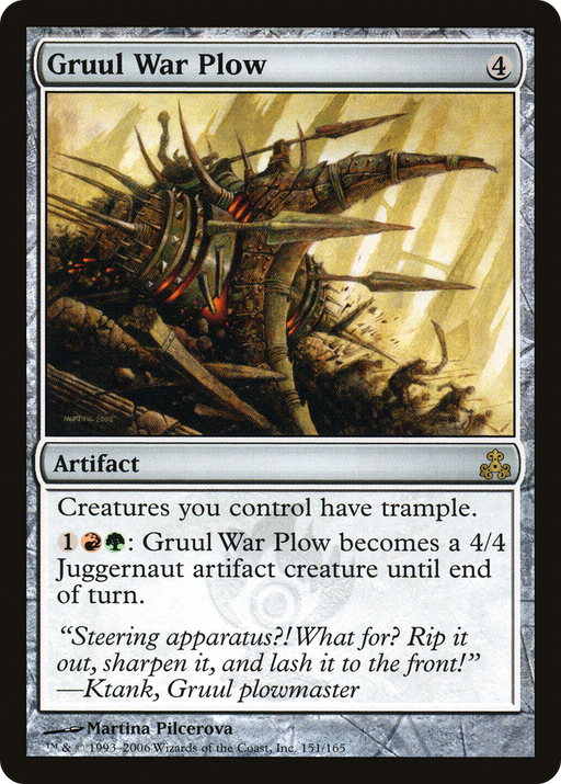 Gruul War Plow (GPT-151) [Guildpact] MTG Single Wizards of the Coast