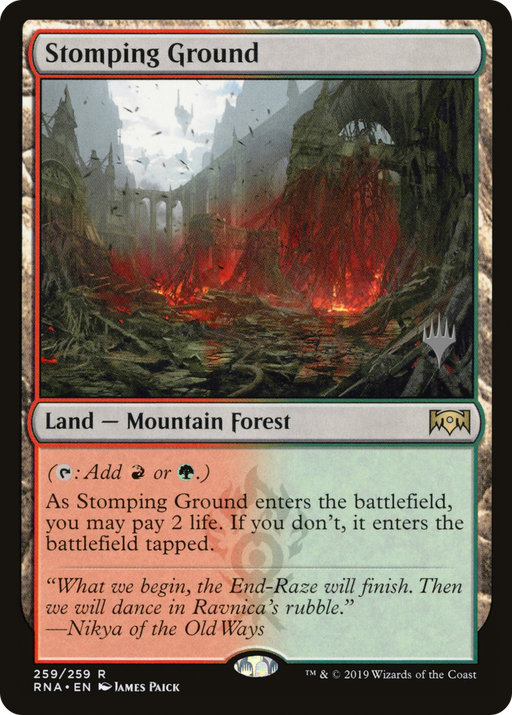 Stomping Ground (PPELD-259) [Ravnica Allegiance Promos] MTG Single Wizards of the Coast