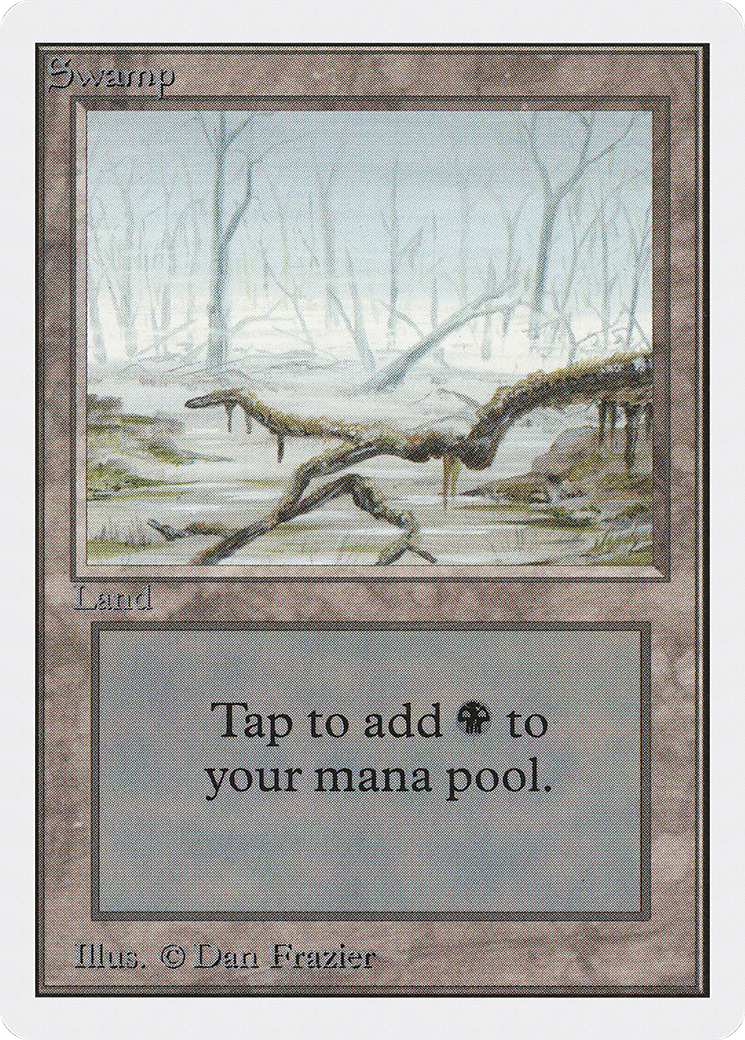 Swamp (2ED-294) [Oldschool] Unlimited Edition MTG Single Wizards of the Coast