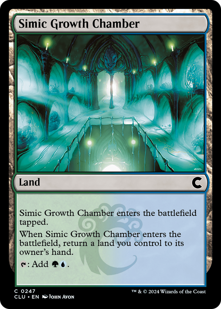 Simic Growth Chamber (CLU-247) [Ravnica: Clue Edition] MTG Single Wizards of the Coast