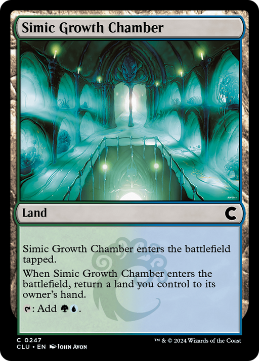 Simic Growth Chamber (CLU-247) [Ravnica: Clue Edition] MTG Single Wizards of the Coast