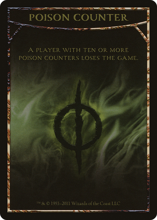 Poison Counter Token (MBS-) [Tokens] Mirrodin Besieged Tokens MTG Single Wizards of the Coast