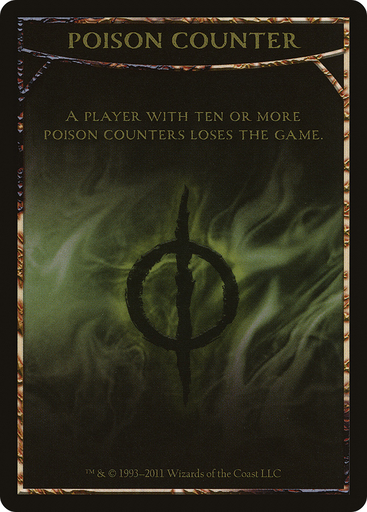 Poison Counter (MBS-006) [Tokens] Mirrodin Besieged Tokens MTG Single Wizards of the Coast