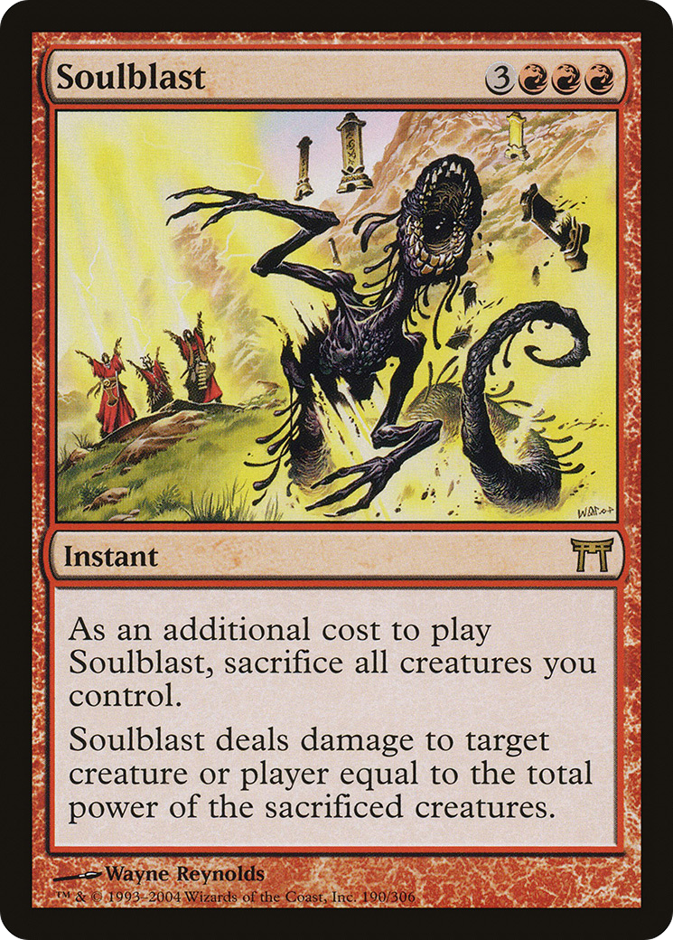 Soulblast (CHK-190) [Champions of Kamigawa] MTG Single Wizards of the Coast